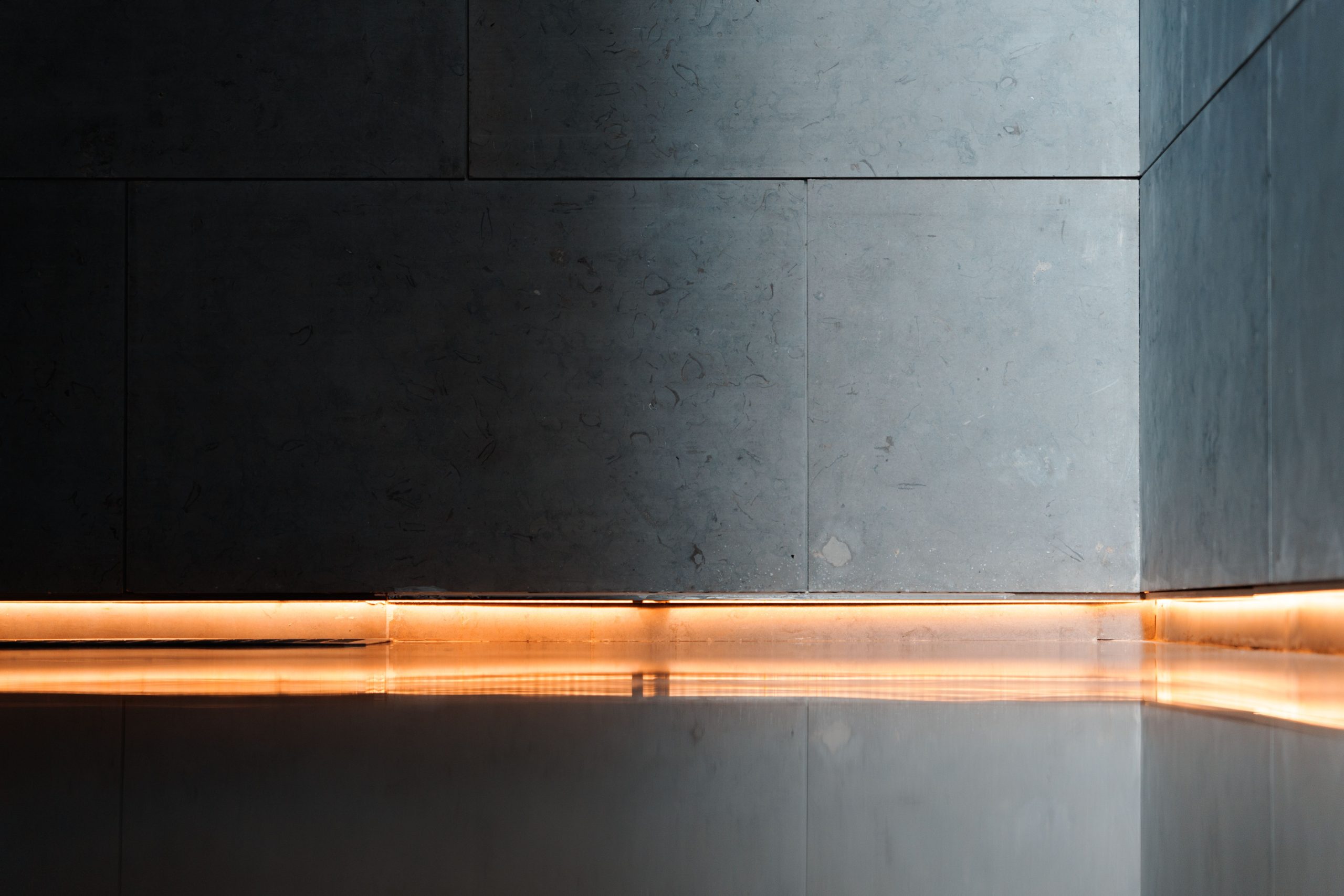Intérieur moderne avec éclairage LED ambiant